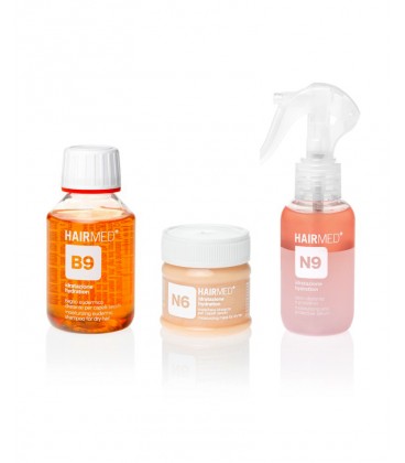 IDRATAZIONE CAPELLI SECCHI - B9-N6-N9 KIT TRAVEL - Hairmed