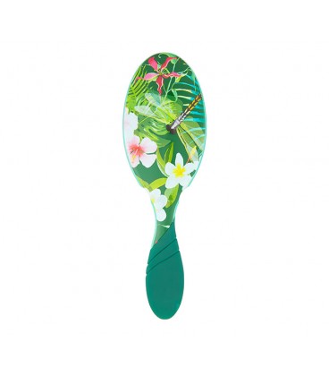 Pro Detangler Neon Floral Tropics - Spazzola Districante Verde - Wet Brush