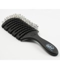 Flex Dry Paddle Black - Spazzola Squadrata Scioglinodi e Asciugatura Nera - Wet Brush