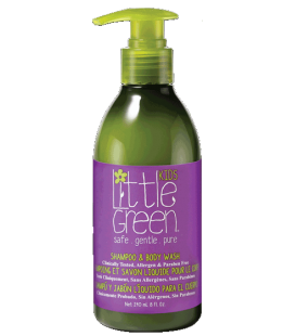 Little Green Cares Kids - Shampoo & Body Wash - Shampoo e detergente per il corpo - Ipoallergenico - 240ml