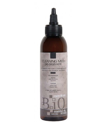 B.iO Cleaning Mud pre-trattamento - Trattamento Sebo e Forfora Grassa - BIO Sinergy Cosmetics
