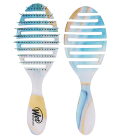 Pro Flex Dry Teal Organic Swirl - Spazzola Districante ideale per Asciugatura Verde Acqua - Wet Brush