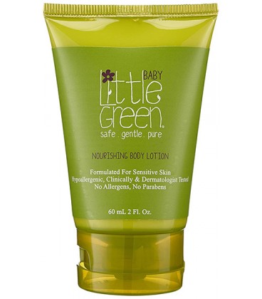Little Green Cares Baby - Lozione nutriente corpo, Balsamo Lenitivo 0-3 anni - Ipoallergenico
