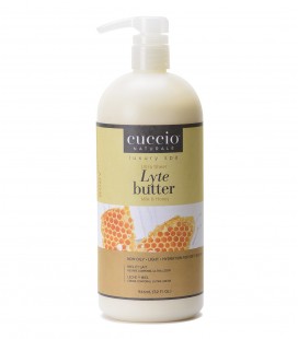 Latte e Miele Lyte Ultra Sheer Body Butter Honey & Soy Milk 946ml - Cuccio naturalé