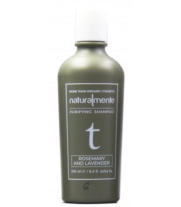 Shampoo Rosmarino e Lavanda – Rosemary, Lavender – Protettivo Cute - Naturalmente – 250ml