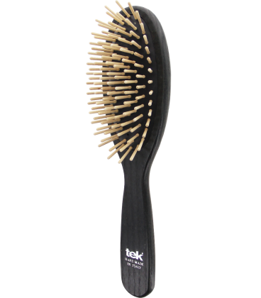 Spazzola TEK Professional ovale grande nera con dente corto FSC 100%