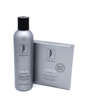 LOSSLESS Trattamento Anticaduta Completo con Estratto di Liquirizia Shampoo e Fiale - Jungle Fever