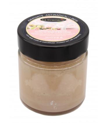 Candela da massaggio corpo Petali di Rosa e Bollicine - Idratante e Antiradicali Liberi - La Cremerie - 200ml