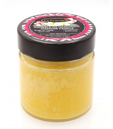 Candela da massaggio corpo LomiLomi - Rilassante, Tonificante, Coaudiuvante Circolazione - La Cremerie - 200ml