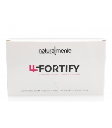 Naturalmente Fortify Trattamento, Prevenzione Anticaduta, Fortifica Capello, Fiale 15 x 3 ml