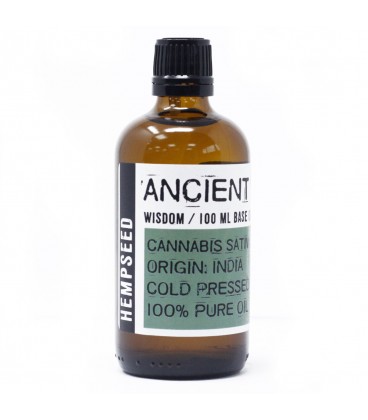 Olio di Semi di Canapa 100% Naturale, Spremuto a Freddo – 100 ml – Ancient Wisdom