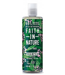 Faith in Nature - Shampoo naturale al Tea Tree Oil - Per capelli da normali a grassi, 400 ml