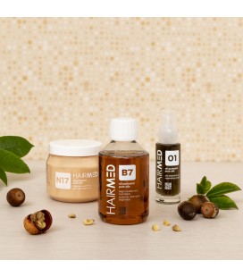 Trattamento Illuminante Capelli - Argan, Macadamia, Jojobs - Hairmed - Confezione Regalo