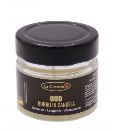 Burro in Candela da massaggio OUD - Nutriente, Levigante, Rassodante - La Cremerie - 100ml