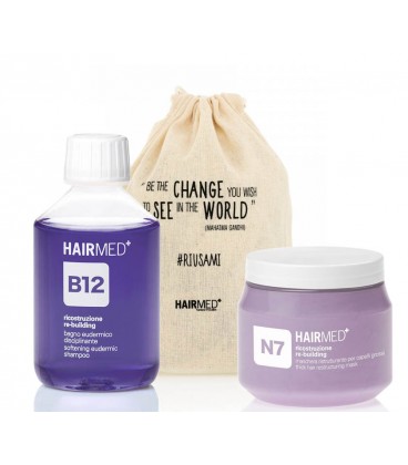 Trattamento Mantenimento Ricostruzione Cheratina B12 - N7 Capelli Fragili Grossi - HAIRMED
