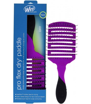 Flex Dry Paddle Purple - Spazzola Squadrata Scioglinodi e Asciugatura Porpora - Wet Brush