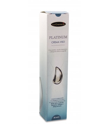 Crema viso Platinum - Effetto 24h, Nutriente, Idratante, Antiage e Lifting tensore - La Cremerie - 50ml