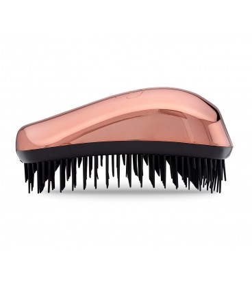 Spazzola Professionale Districante Delicata - Dessata - l'Originale - Senza Strattoni - Oro Rosa Metallizzato/Nero