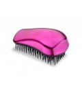 Spazzola Professionale Districante Delicata - Dessata - l'Originale - Senza Strattoni - Fucsia Metallizzato/Nero