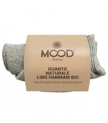 MOOD - Guanto Massaggio Esfoliante Naturale Lino Hammam BIO