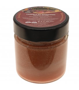 Candela da massaggio corpo Mosto d'Uva - Anti Età, Detossinante - La Cremerie - 200ml