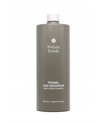 Shampoo Nature Inside Geranio e Finocchio idratante e normalizzante - Fennel and Geranium – Naturalmente – 1000ml