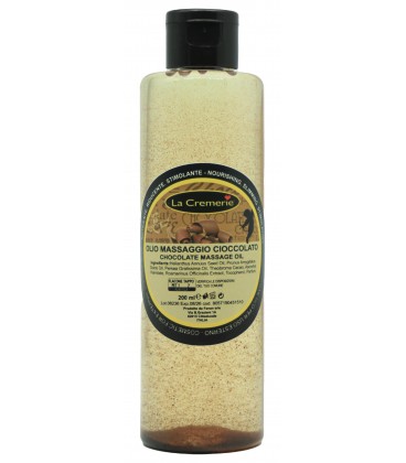Olio Massaggio Cioccolato - Nutriente, Riducente, Stimolante - 200ml - La Cremerie