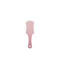 Spazzola Professionale Districante Delicata - Con Manico Velvet Rosa - Dessata - l'Originale - Senza Strattoni - 1 Maxi + 1 Mini